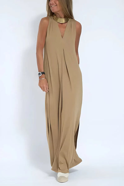 ELISE | Elegant Long Dress with Matching Cardigan Included