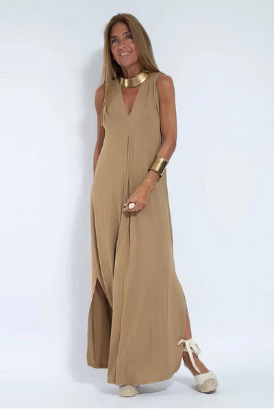 ELISE | Elegant Long Dress with Matching Cardigan Included