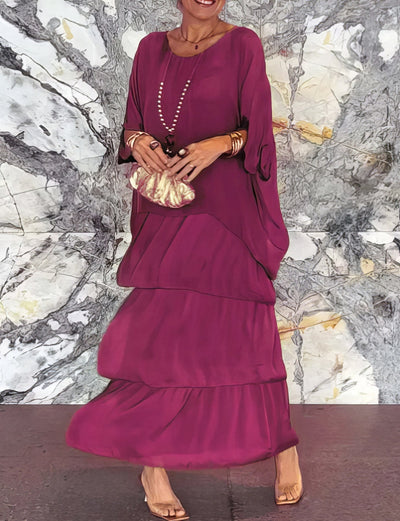 Caroline | Elegante Comfortabele Maxi Jurk voor Alle Gelegenheden