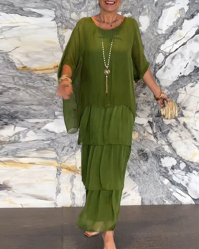 Caroline | Elegante Comfortabele Maxi Jurk voor Alle Gelegenheden