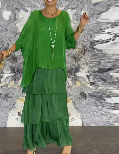 Caroline | Elegante Comfortabele Maxi Jurk voor Alle Gelegenheden