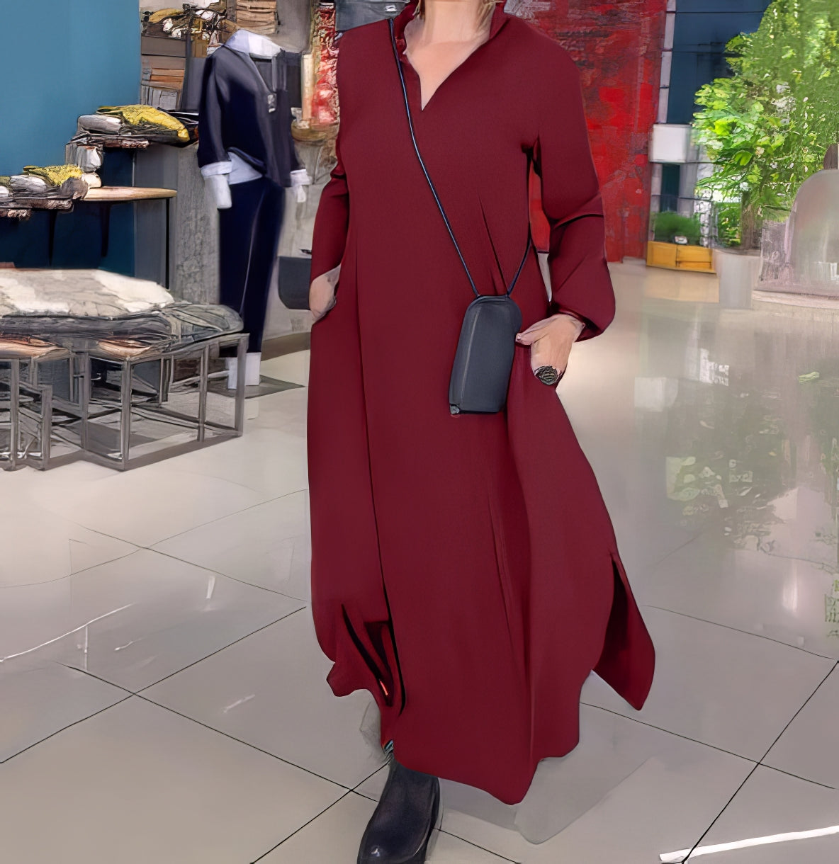 CLAUDIA | Elegant and Fashionable Long Stretch Dress