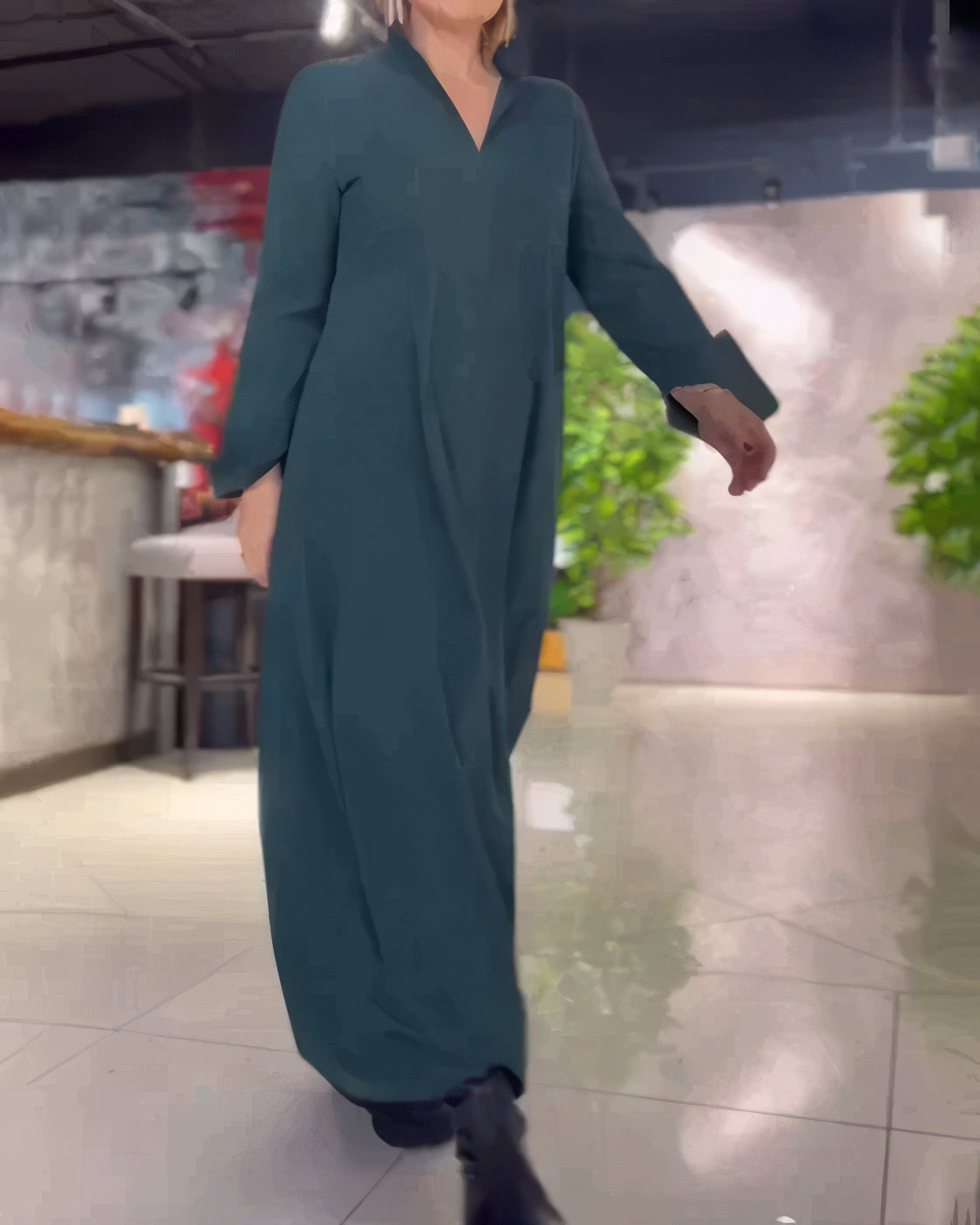 CLAUDIA | Elegant and Fashionable Long Stretch Dress